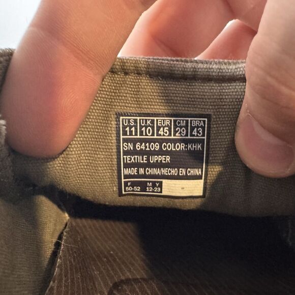 Skechers Mens Expected Avillo Khaki Slip On Sneaker Loafer 64109 Size 11 US - Picture 8 of 8